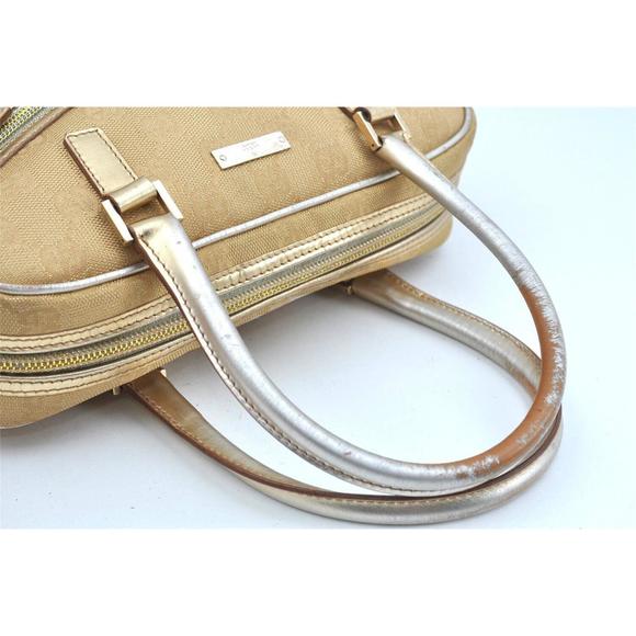Auth Gucci Vintage Hand Bag Purse Gg #78361G23B - Picture 3 of 15